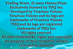 Finding Nemo (Europe) (Fr,Nl) demo
