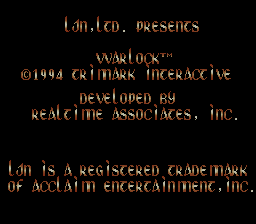 Warlock (Japan) (En) demo