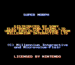 Super Morph (Europe) demo