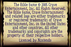 Bible Game, The (USA) demo