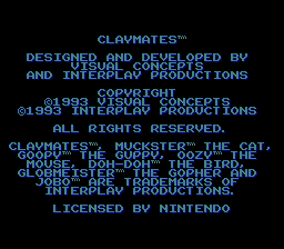 Claymates (USA) demo
