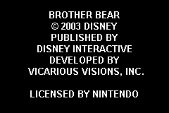 Brother Bear (USA) demo