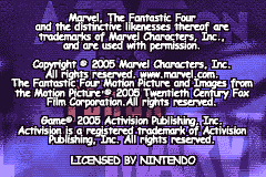 Fantastic 4 - Flame On (USA) demo