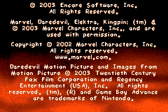 Daredevil (USA, Europe) demo
