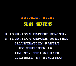Saturday Night Slam Masters (USA) demo