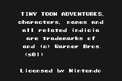 Tiny Toon Adventures - Scary Dreams (USA) demo