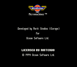 Micro Machines (Europe) demo