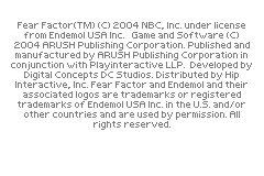 Fear Factor Unleashed (USA) demo