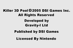 Killer 3D Pool (USA) demo