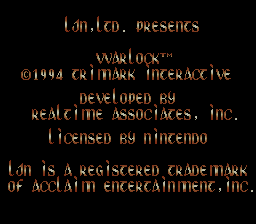 Warlock (Europe) demo