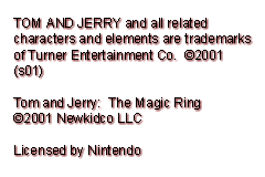 Tom and Jerry - The Magic Ring (USA) (En,Fr,De,Es,It) demo