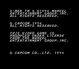 X-Men - Mutant Apocalypse (Japan) demo