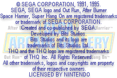 SEGA Arcade Gallery (Europe) (En,Fr,De,Es,It) demo