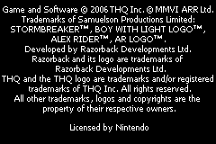 Alex Rider - Stormbreaker (USA) demo