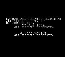 Batman Returns (Japan) (En) demo
