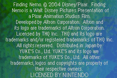 Finding Nemo - Aratanaru Bouken (Japan) demo