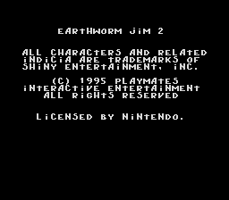 Earthworm Jim 2 (USA) demo