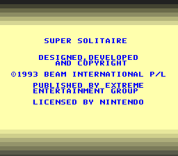 Super Solitaire (USA) (En,Fr,De,Es,It) demo