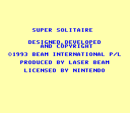 Super Solitaire (Europe) (En,Fr,De,Es,It) (Proto) demo