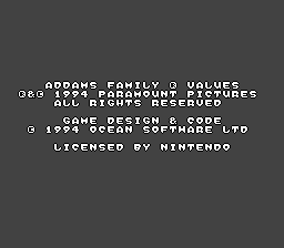 Addams Family Values (Europe) (En,Fr,De) demo