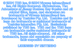 Adventures of Jimmy Neutron Boy Genius, The - Attack of the Twonkies (USA, Europe) demo