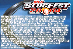 MLB SlugFest 20-04 (USA) demo