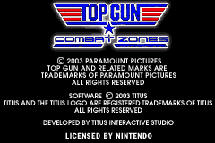 Top Gun - Combat Zones (USA) (En,Fr,De,Es,It) demo