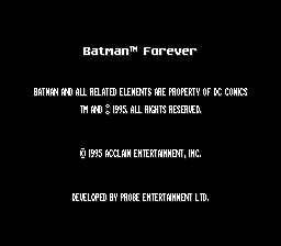 Batman Forever (Japan) (En) demo