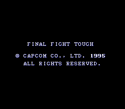 Final Fight Tough (Japan) demo