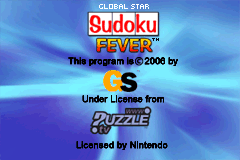 Global Star - Sudoku Fever (USA) demo