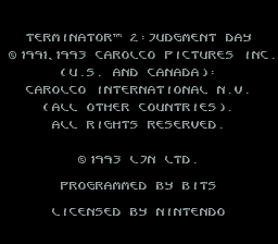 Terminator 2 - Judgment Day (USA) demo