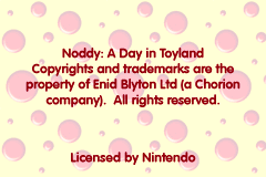 Noddy - A Day in Toyland (USA) (En,Fr,Es) demo