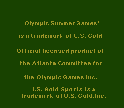 Olympic Summer Games (USA) demo