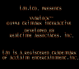 Warlock (Japan) (En) demo