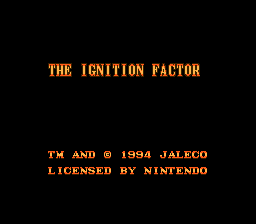 Ignition Factor, The (USA) demo