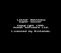Lothar Matthaeus Super Soccer (Germany) demo