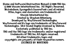 SpongeBob SquarePants - Lights, Camera, Pants! (Europe) (En,Fr,De,Es,It,Nl,Sv) demo