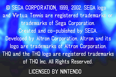 Virtua Tennis (Europe) (En,Fr,De,Es,It) demo