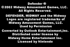 Defender (USA) demo