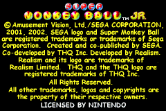 Super Monkey Ball Jr. (Europe) (En,Fr,De,Es,It) demo
