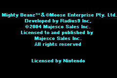 Mighty Beanz - Pocket Puzzles (USA) demo