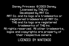 Disney Princess (USA, Europe) demo