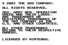 Army Men - Operation Green (USA) (En,Fr,De,Es,It) demo