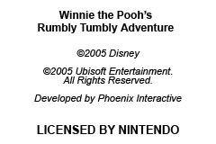Winnie the Pooh's Rumbly Tumbly Adventure (Europe) (En,Fr,De,Es,It,Nl) demo