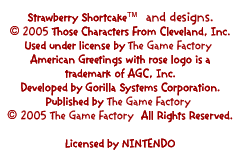 Strawberry Shortcake - Ice Cream Island - Riding Camp (Europe) (En,Fr,De,Es,It,Nl,Pt,Da) demo