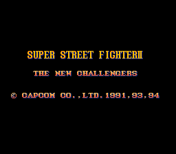 Super Street Fighter II - The New Challengers (Japan) demo