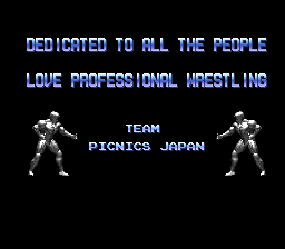 Jikkyou Power Pro Wrestling '96 - Max Voltage (Japan) demo