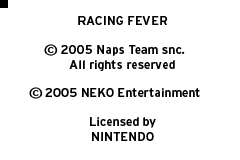 Racing Fever (France) demo