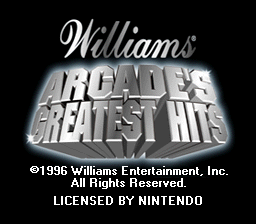 Williams Arcade's Greatest Hits (Europe) demo
