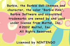 Barbie Groovy Games (USA) demo